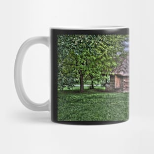 village building painting, oil painting, nature Mug